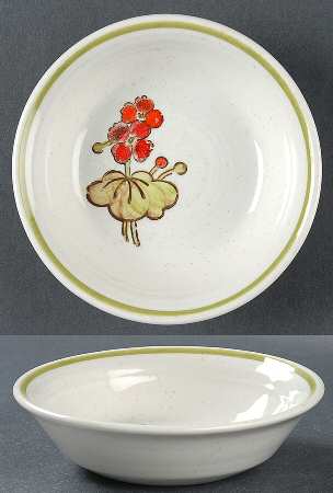 Geranium Fruit/Dessert (Sauce) Bowl