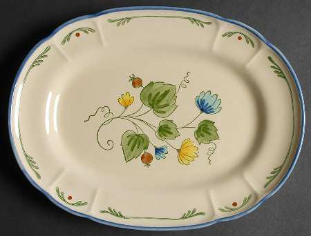 Gigi 11" Oval Serving Platter
