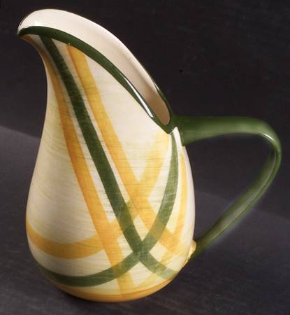 Gingham Green 32 Oz Jug
