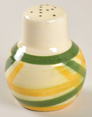 Gingham Green Pepper Shaker