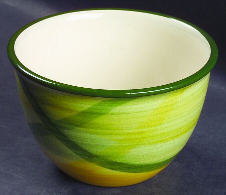 Gingham Green 6" Mixing Bowl