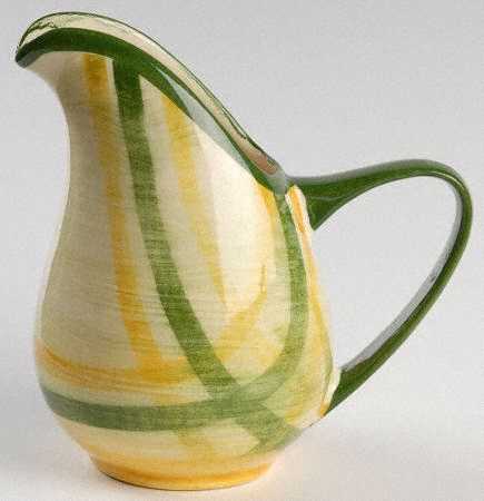 Gingham Green 1/2 Pint Jug