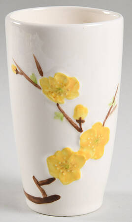 Golden Blossom Tall China Tumbler