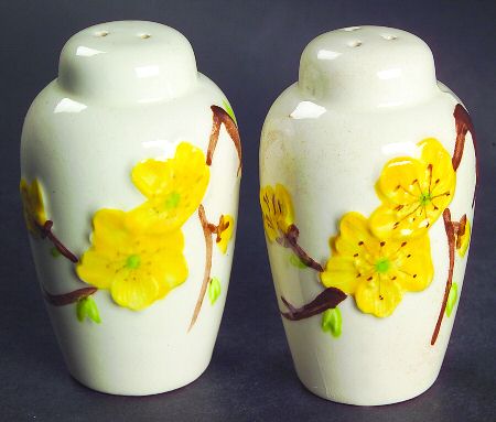 Golden Blossom Salt & Pepper Set