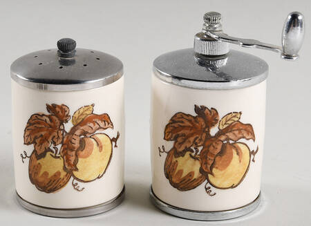 Golden Fruit Salt Mill & Pepper Mill Set