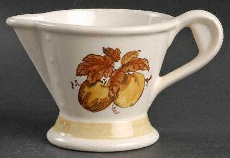 Golden Fruit Creamer by Metlox - Poppytrail - Vernon