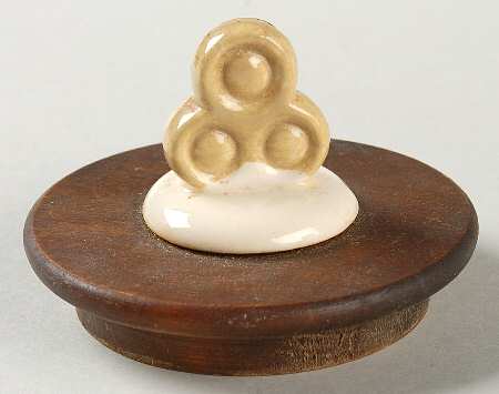 Golden Fruit Wood Lid for Tea Canister