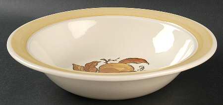 Golden Fruit 10" Round Vegetable Bowl