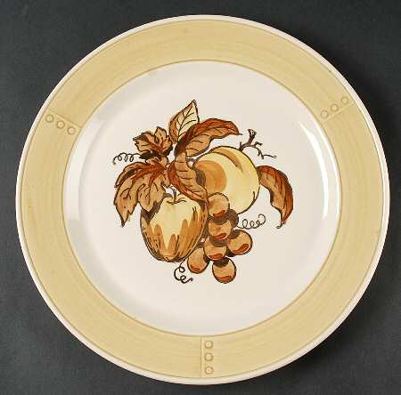 Golden Fruit 12" Chop Plate (Round Platter)