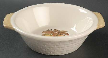 Golden Fruit 8" Round Vegetable Bowl
