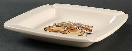 Golden Fruit Large Ashtray