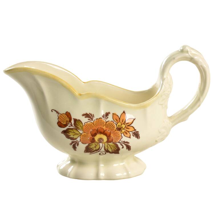 Golden Garden Gravy Boat