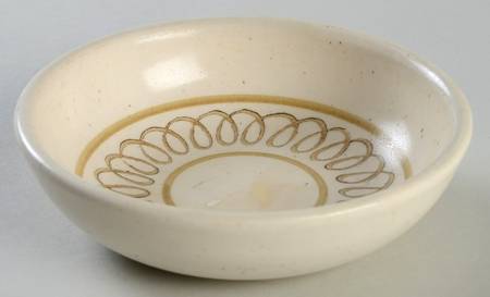 Golden Scroll Fruit/Dessert (Sauce) Bowl