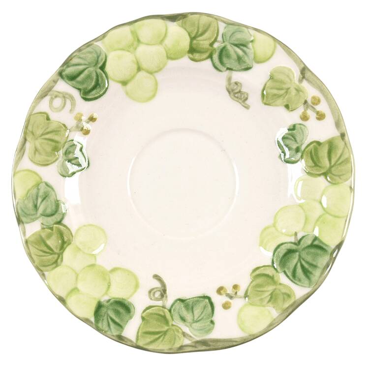 Grape Arbor Green Saucer