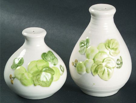 Grape Arbor Green Salt & Pepper Set