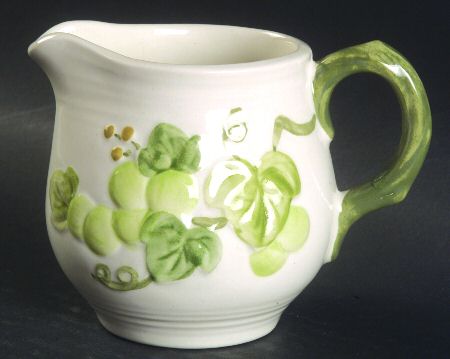 Grape Arbor Green Creamer