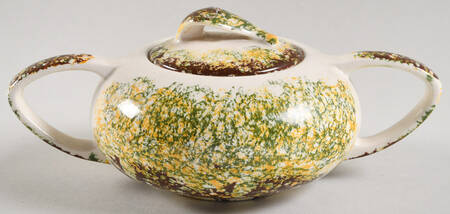 Hawaiian Coral Sugar Bowl & Lid