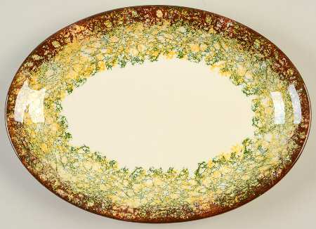 Hawaiian Coral 11" Oval Serving Platter