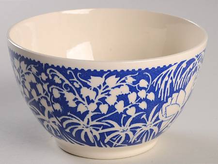 Hawaiian Flowers Blue 5" Mixing Bowl
