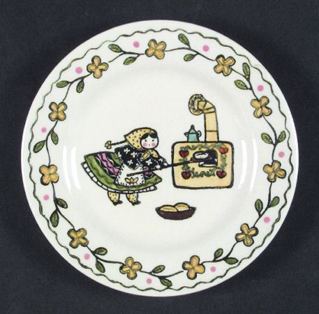 Happy Time Bread & Butter Plate