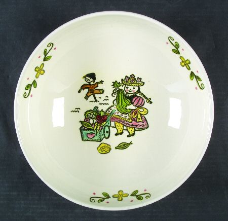 Happy Time 11" Large Salad Serving Bowl