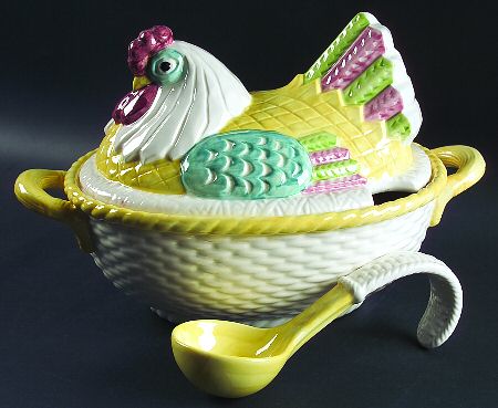 Happy Time Tureen & Lid w/Ladle