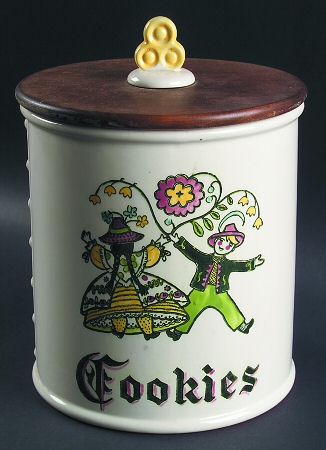 Happy Time Cookie Jar & Lid