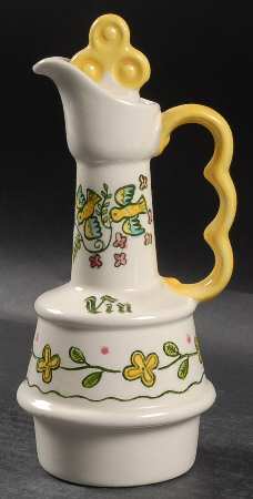 Happy Time Vinegar Cruet and Stopper