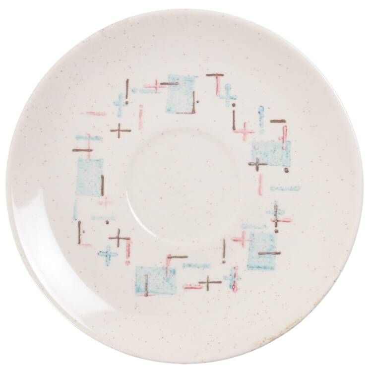 Heavenly Days Blue White Saucer