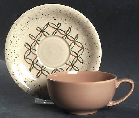 Heyday Flat Cup & Saucer Set