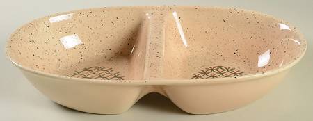 Heyday Oval Divided Vegetable Bowl