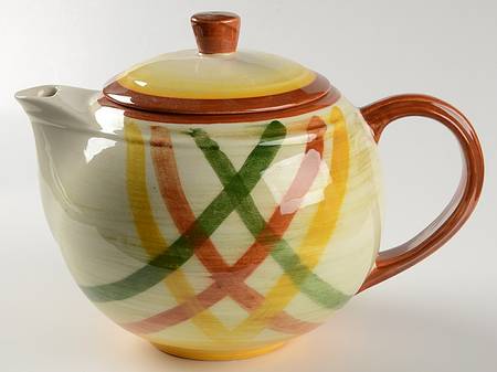 Homespun Teapot & Lid