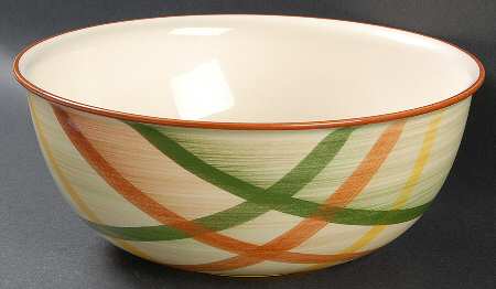 Homespun 10" Large Salad Serving Bowl
