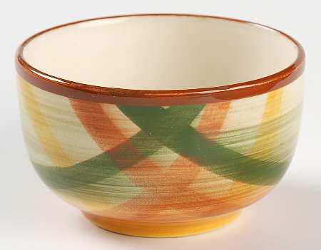 Homespun Custard Cup