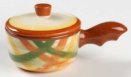 Homespun Chicken Pie Server & Lid