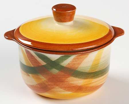 Homespun Individual Casserole & Lid