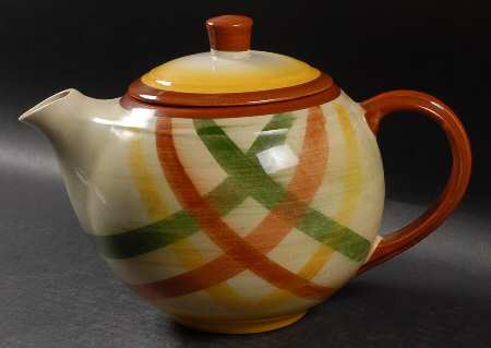 Homespun Teapot & Lid