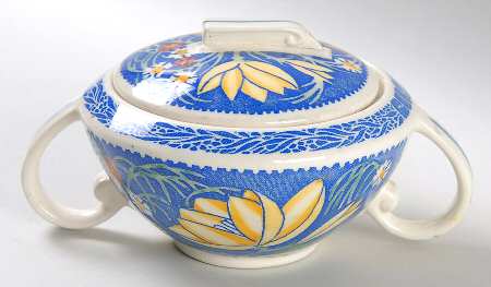 Honolulu Sugar Bowl & Lid
