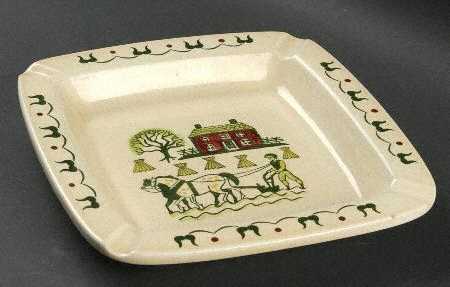 Homestead Provincial 8" Square Ashtray
