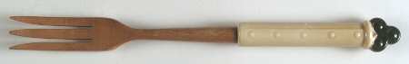 Homestead Provincial Salad Serving Fork with Wood Prongs