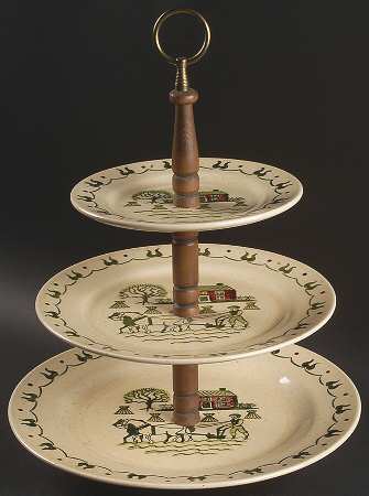 Homestead Provincial 3-Tiered Serving Tray (DP, SP, BB)
