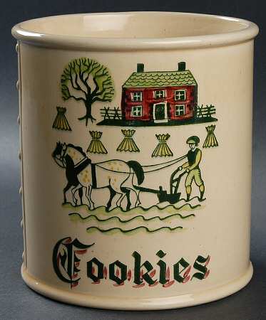Homestead Provincial Cookie Jar No Lid