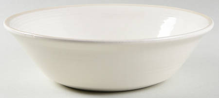 Impressions White 9" Round Vegetable Bowl