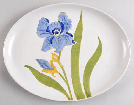 Iris 13" Oval Serving Platter