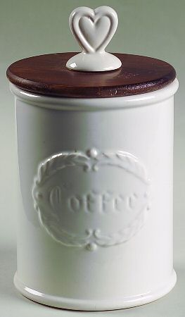 Jamestown Coffee Canister & Wood Lid