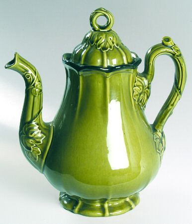 La Mancha Green Coffee Pot & Lid