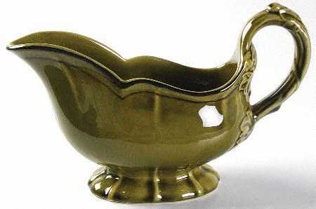 La Mancha Green Gravy Boat