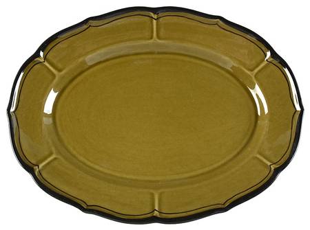 La Mancha Green 11" Oval Serving Platter