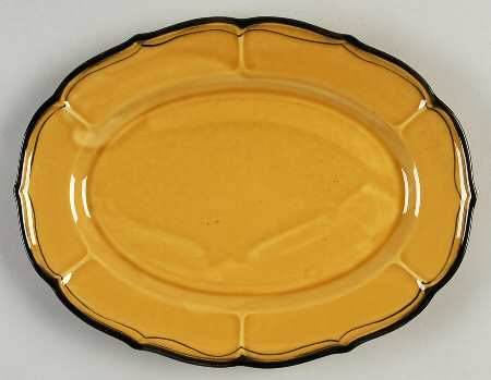La Mancha Gold 11" Oval Serving Platter