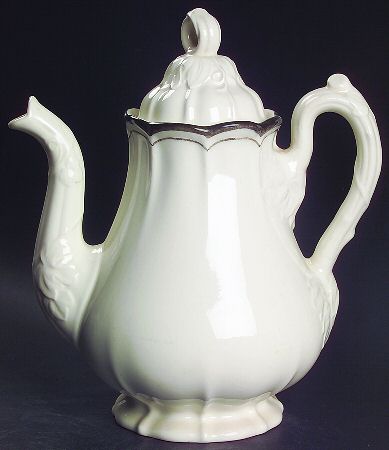 La Mancha White Coffee Pot & Lid